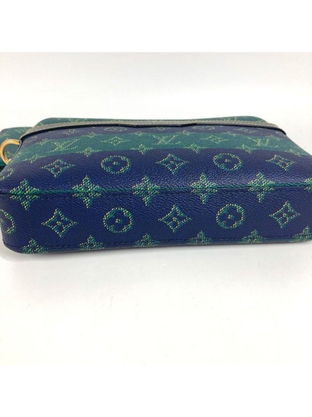 Louis Vuitton Second Trio Messenger Large Small Pouch Only Stripe Green - Picture 6 of 9